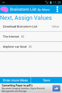 How to get Brainstorm List: Brainstorming patch 2.0 apk for bluestacks