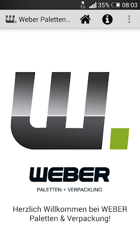 Weber Paletten Verpackung