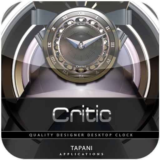 Designer Clock Widget CRITIC LOGO-APP點子