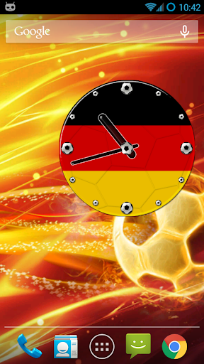 Football Clubs Clock Widget