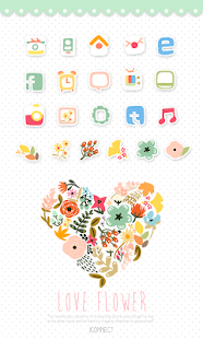 How to install Love Flower icon theme patch 1.0 apk for bluestacks