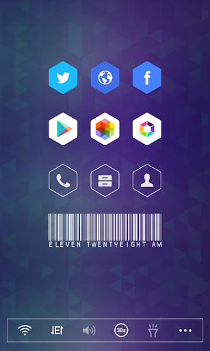 【免費個人化App】Hexagon dodol theme-APP點子