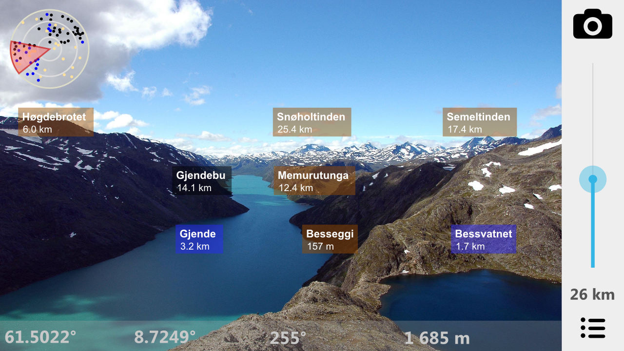 Android application In Sight - Norway screenshort