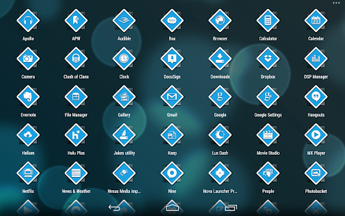 VM11 Blue Icons - screenshot thumbnail