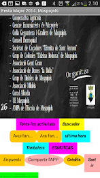 Festa Major 2014. Maspujols poster 1