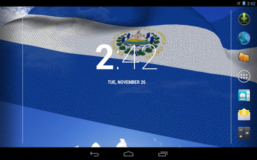 【免費個人化App】3D El Salvador Flag LWP-APP點子