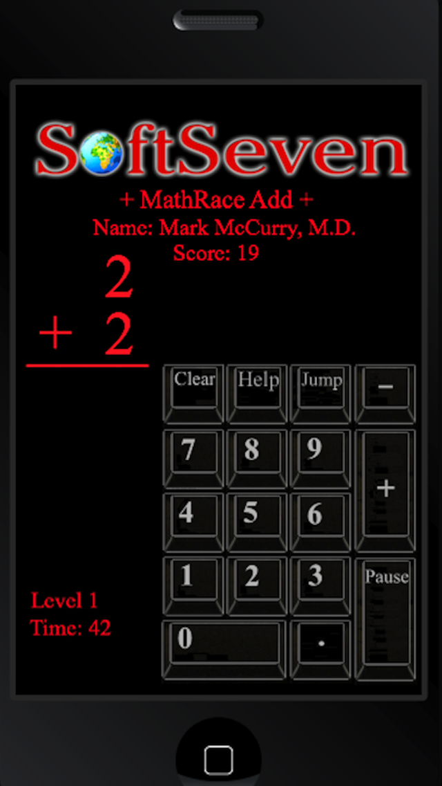 MathRace Plus Screen 1