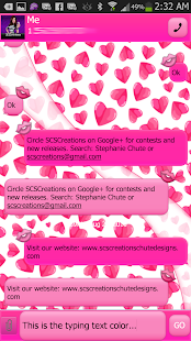 Free Download GO SMS - Sweet Hearts 5 APK for Android