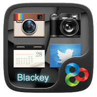 Blackey GO Launcher Theme APK ícone