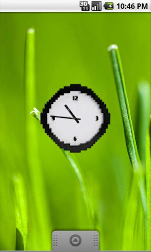 Pixel Analog Clock Widget