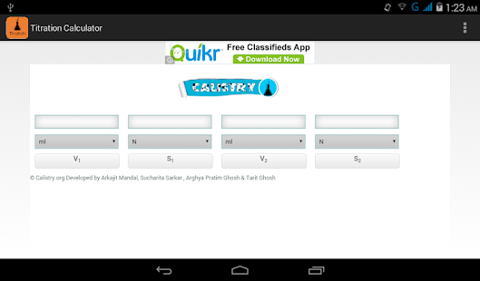 Titration Calculator Screenshots 1