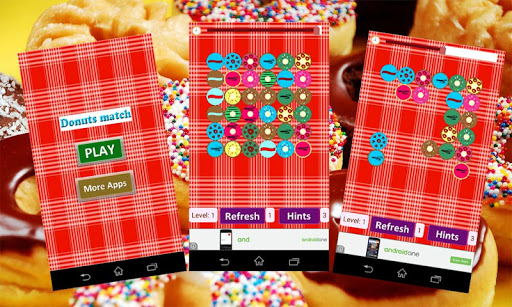 Donuts match games