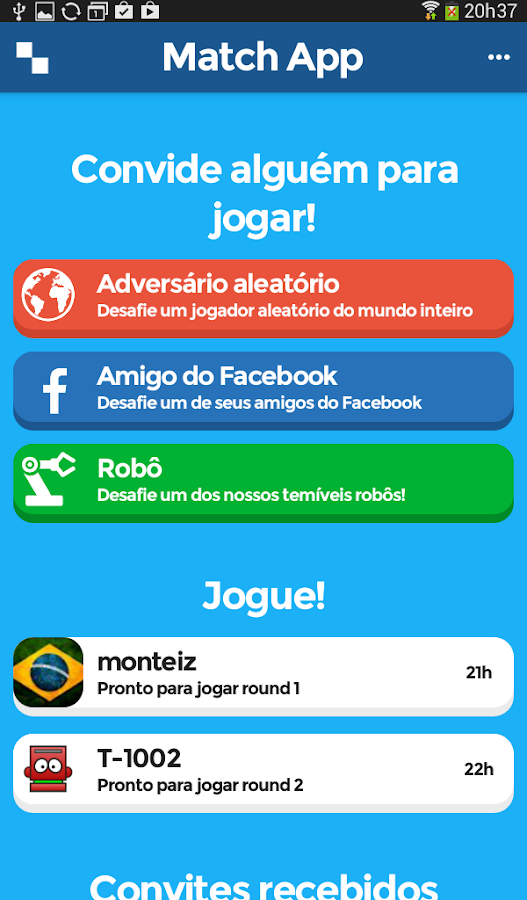 Jogo App - Screenshot