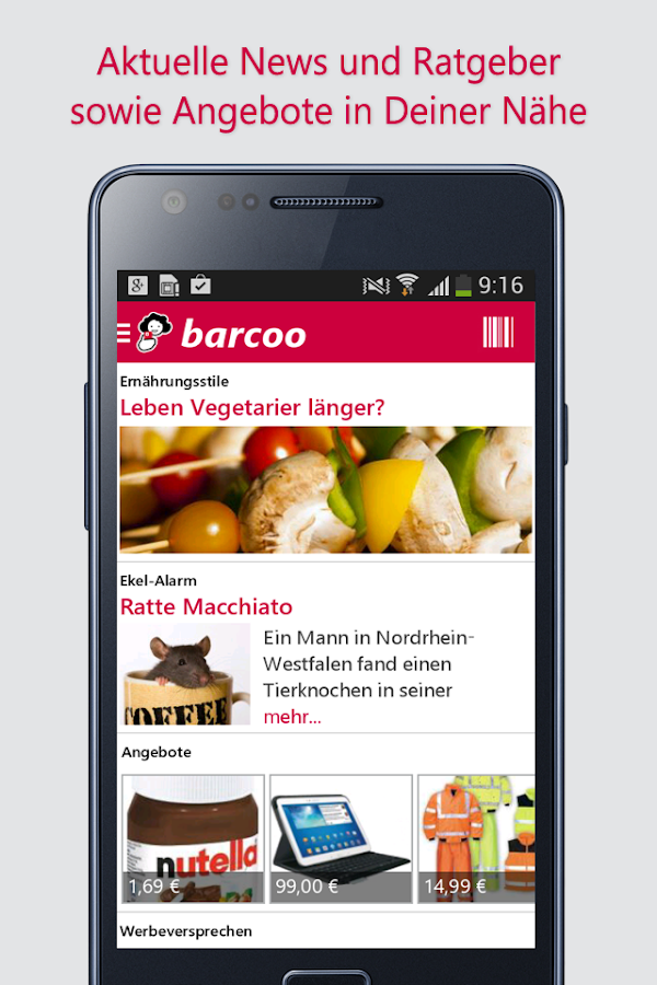 Barcode & QR Scanner barcoo Android Apps on Google Play