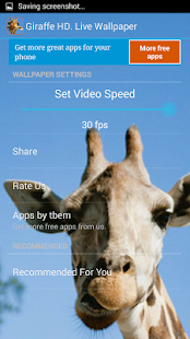 Giraffe HD. Live Wallpaper(圖8)-速報App