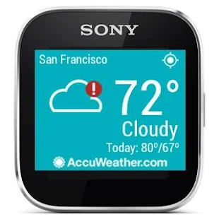 AccuWeather - Sony SmartWatch - screenshot thumbnail