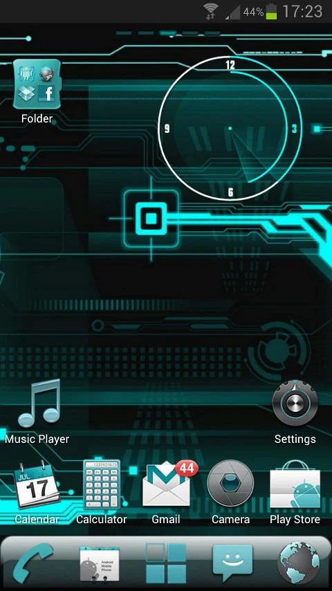 CYANOGEN GO Launcher EX Theme - screenshot