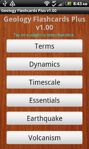 Geology Flashcards Plus