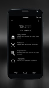 Screenshot Black Tags - Icon Pack v1.06