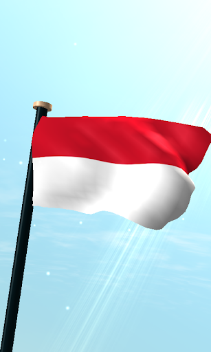 Indonesia Flag 3D Wallpaper