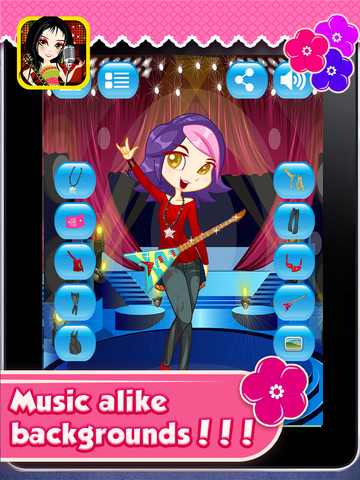Rockstar Girl Dressup Screen 3