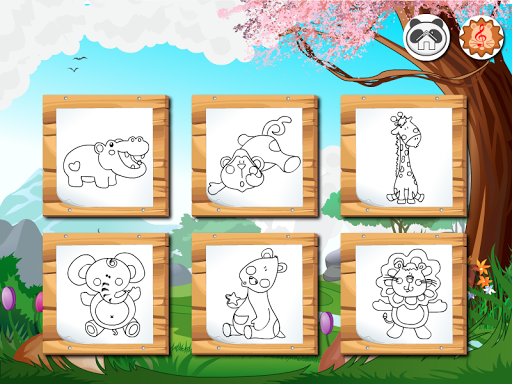 Zoo Animals Coloring Games