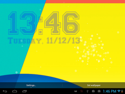 免費下載個人化APP|Nexus 5 KitKat - Digital Clock app開箱文|APP開箱王