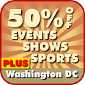 50% Off Washington D.C. PLUS logo