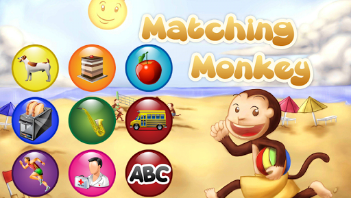 Matching Monkey Game for Kids