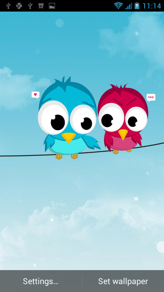 Cute Live Wallpaper Screen 2