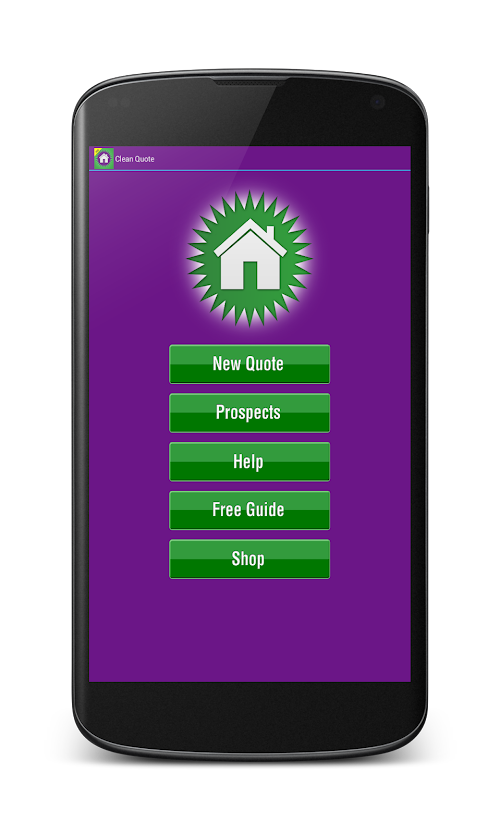 Android application Clean Quote screenshort
