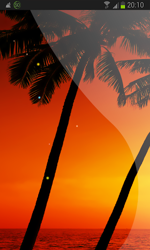 Tropical Sunset Live Wallpaper