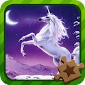 Jigsaw Puzzle Mythical Horse logo