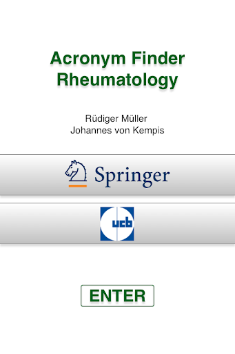 Acronym Finder Rheumatology