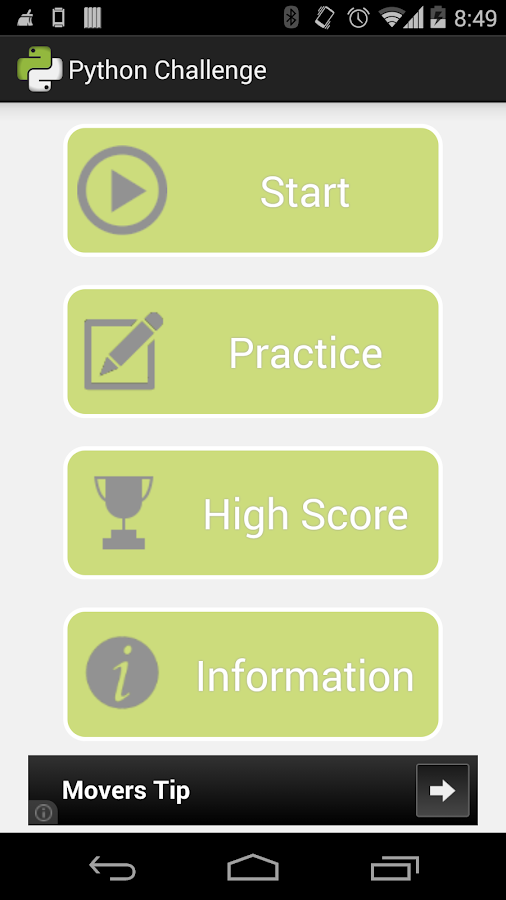   Python Challenge: captura de tela 