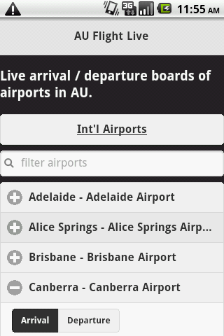 Australia Flight Info Live