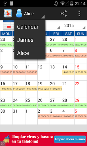 免費下載生產應用APP|Workshifts Calendar Free 2015 app開箱文|APP開箱王