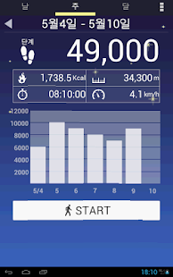  만보기- 스크린샷 미리보기 이미지  