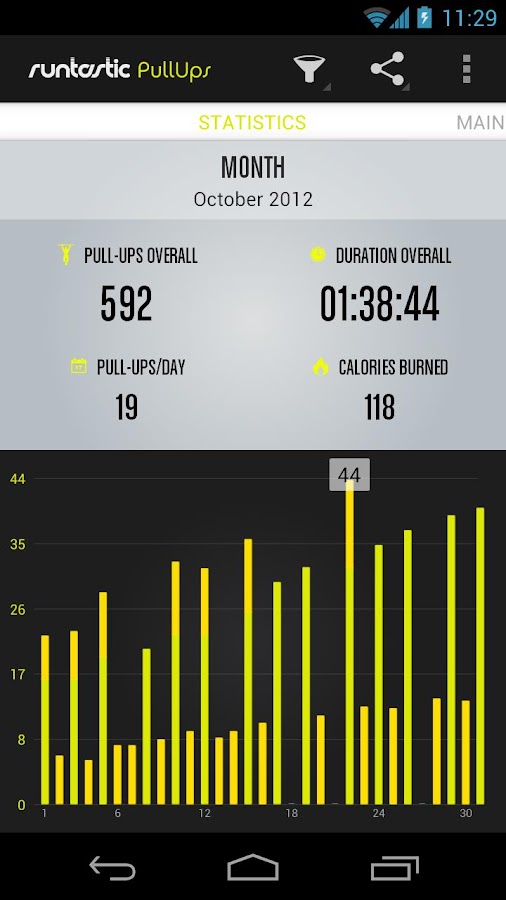    Runtastic Pull-ups Workout PRO- screenshot  