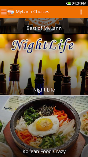 MyLann Restaurant Finding App