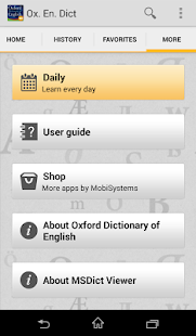 Oxford Dictionary of English T - screenshot thumbnail