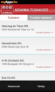 197 Szakmai Tudakozó Screenshots 2