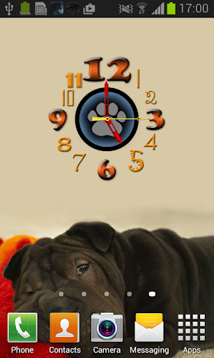 【免費個人化App】Shar Pei Clock Live Wallpaper-APP點子