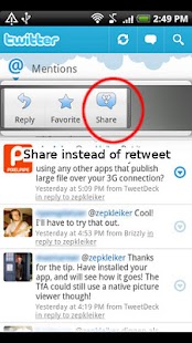 ReTweet Twitter helper app