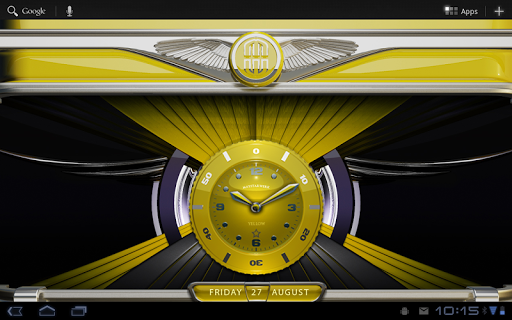 免費下載個人化APP|Clock Widget Yellow Star app開箱文|APP開箱王