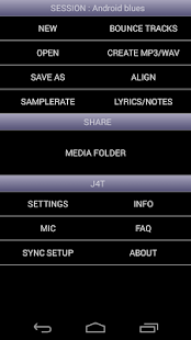  J4T Multitrack Recorder Screenshot