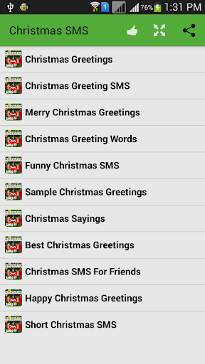 Christmas SMS