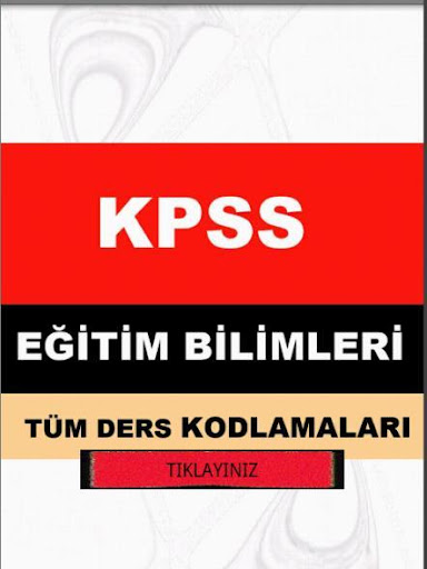 EĞİTİM BİLİMLERİ TÜM DERS KODL