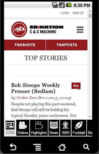 CCM's Ultimate Sooner App