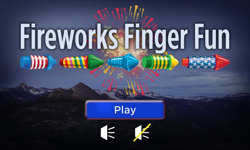 Android application Fireworks Finger Fun screenshort